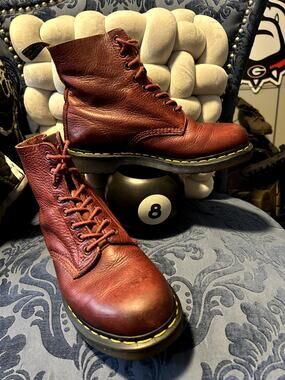 Dr Martens Brick Red Pascal Size 8/EU 39